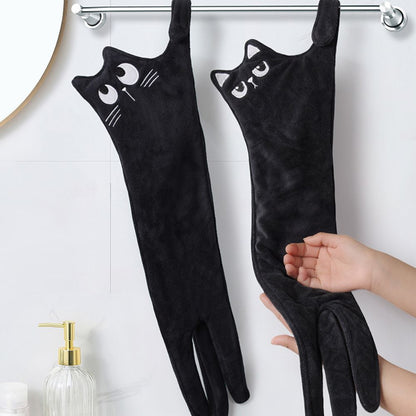 Adorable Cat Hand Towels - H550