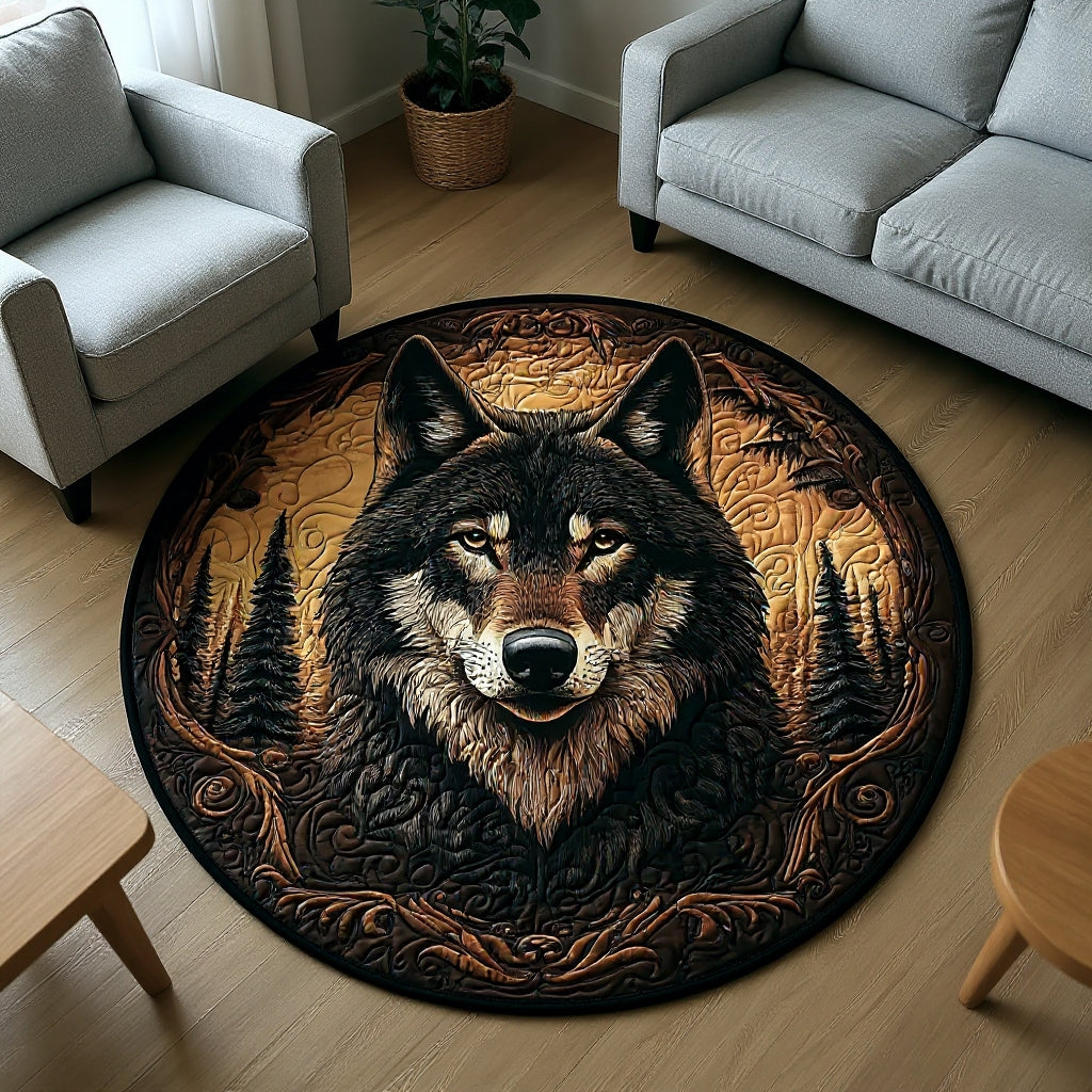 Wolf Spirit Round Rug - H568