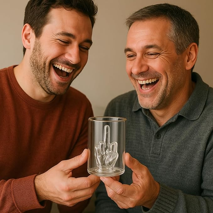 Cheers To Your Attitude - Funny Middle Finger 12.5 oz Whiskey Glass