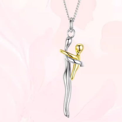 Forever Bond - Mother & Child Hug Necklace