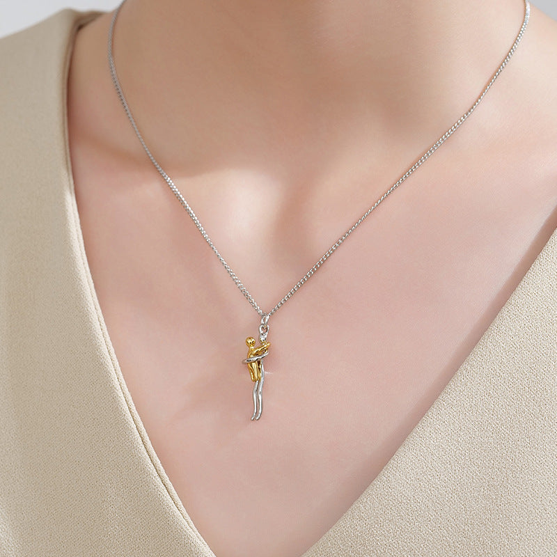 Forever Bond - Mother & Child Hug Necklace