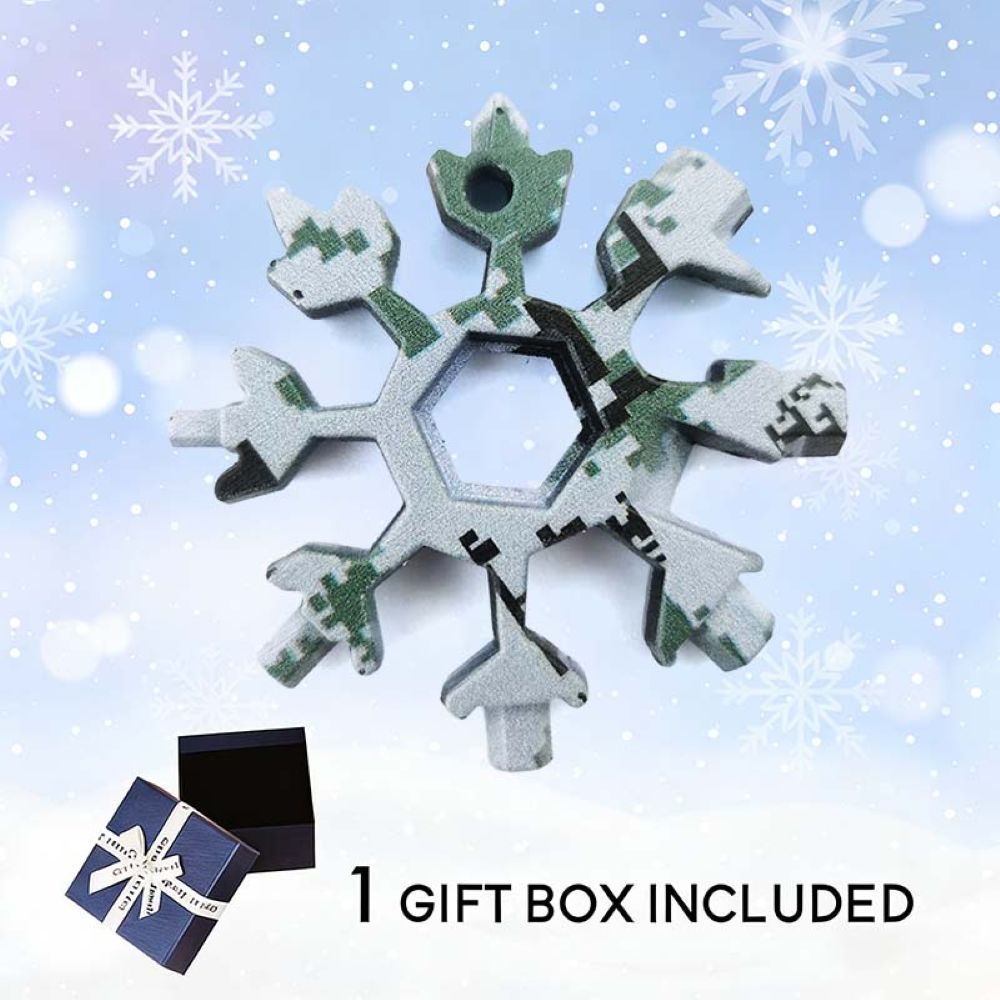 Snowflake - MultiTool 18-in-1 Stainless Steel Portable For Outdoor Adventure