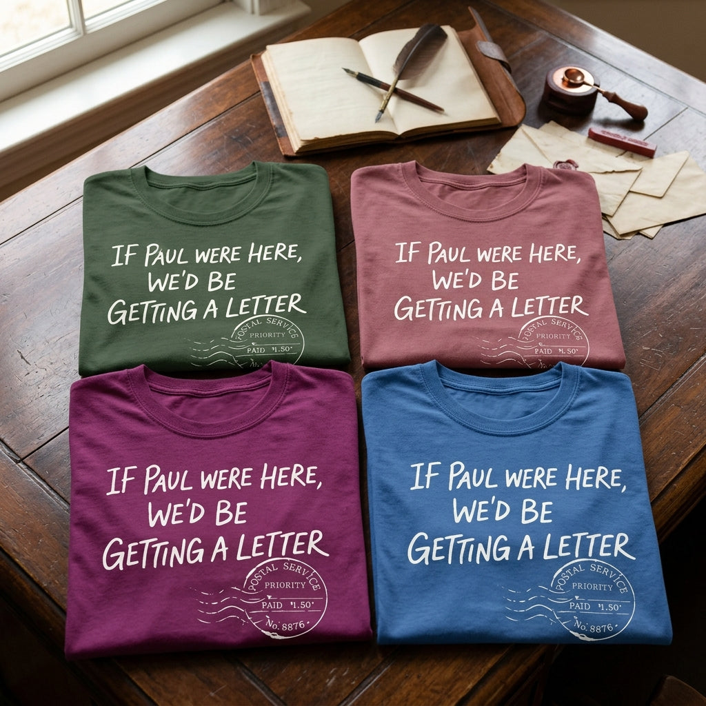 If Paul Were Here We’d Be Getting A Letter - Funny T-Shirt