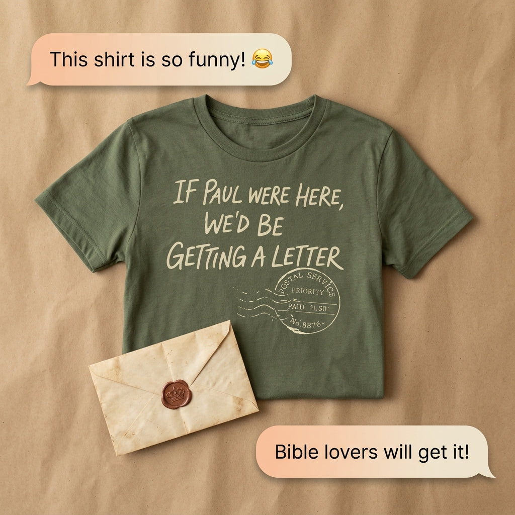 If Paul Were Here We’d Be Getting A Letter - Funny T-Shirt