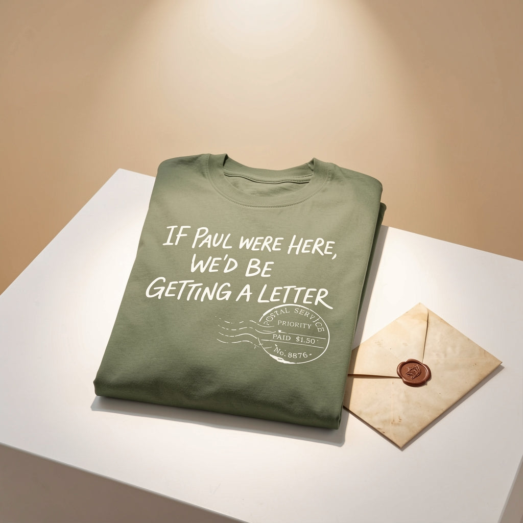 If Paul Were Here We’d Be Getting A Letter - Funny T-Shirt