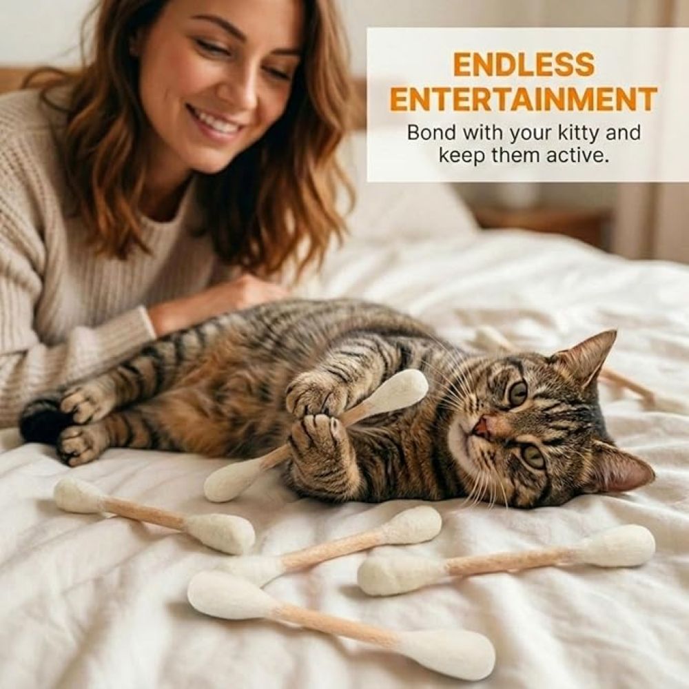 Extra-Large Catnip - Bite-Resistant Wool Felt Stick