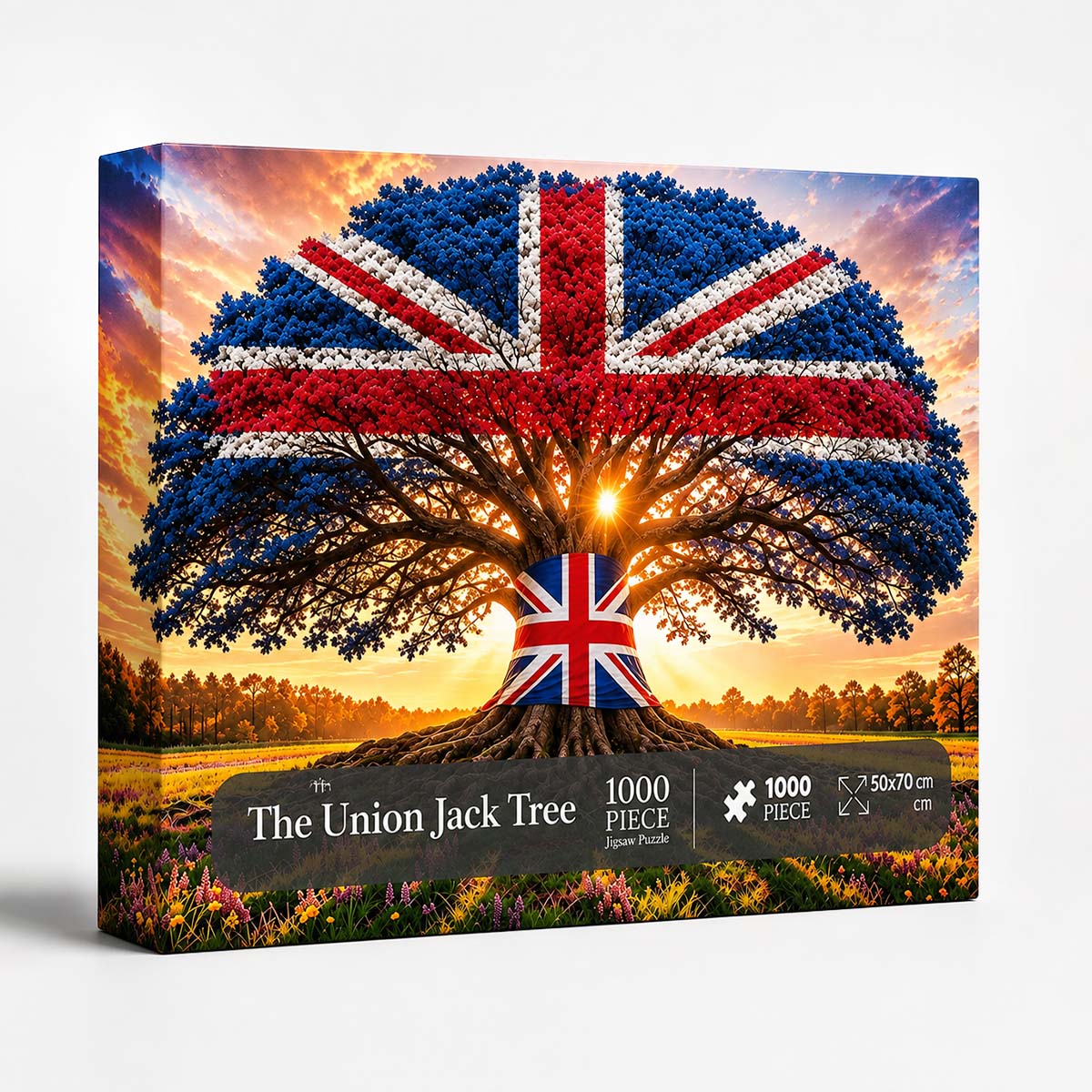 Liberty Tree - Union Jack Flag 1000-Piece Jigsaw Puzzle