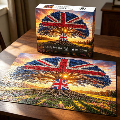Liberty Tree - Union Jack Flag 1000-Piece Jigsaw Puzzle