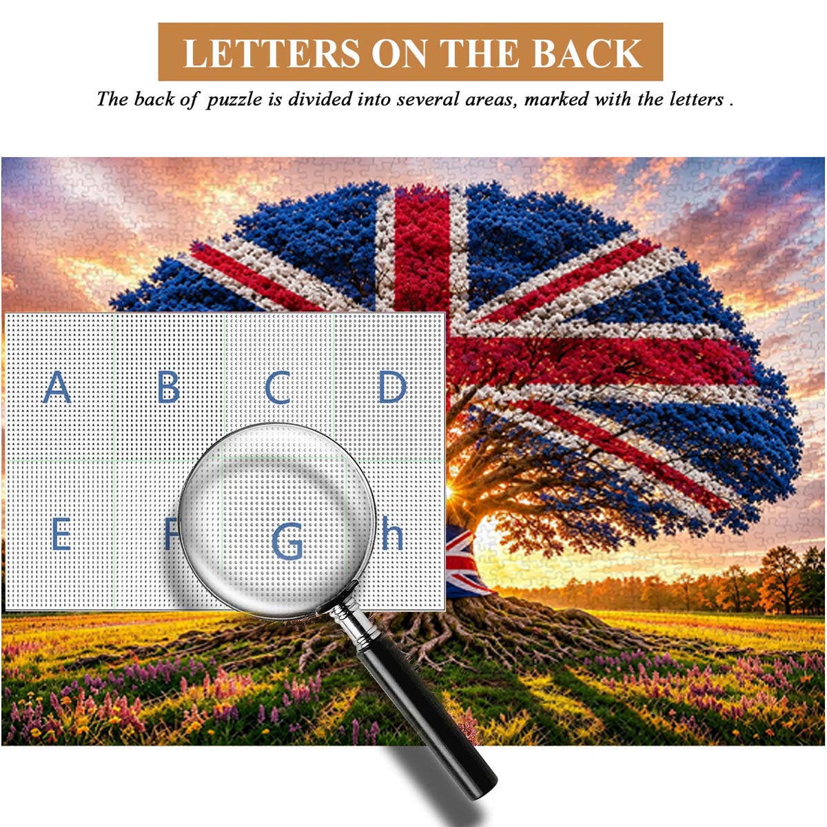 Liberty Tree - Union Jack Flag 1000-Piece Jigsaw Puzzle