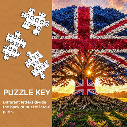 Liberty Tree - Union Jack Flag 1000-Piece Jigsaw Puzzle