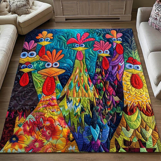 Chickens Area Rug - H738