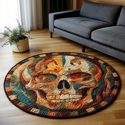 Mystical Skull Round Rug - H744