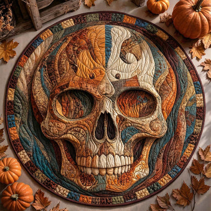 Mystical Skull Round Rug - H744