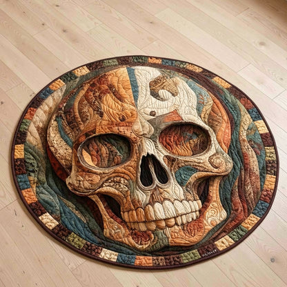 Mystical Skull Round Rug - H744