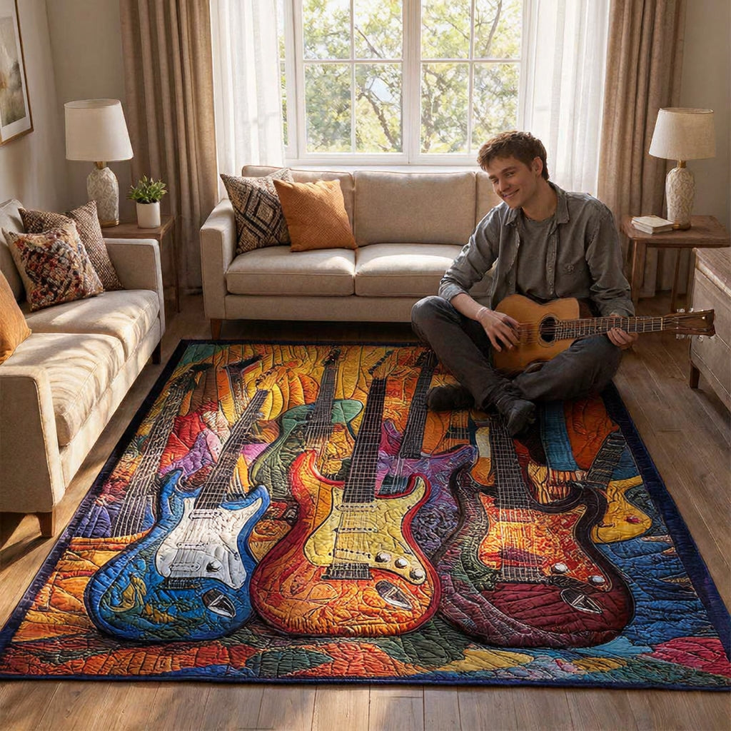 Guitar Sunshine Area Rug - H748