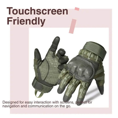 Hard Knuckle Touchscreen Tactical Gloves