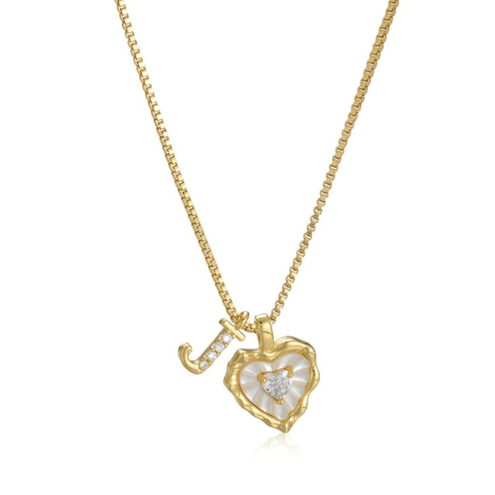 Initial Heart Necklace