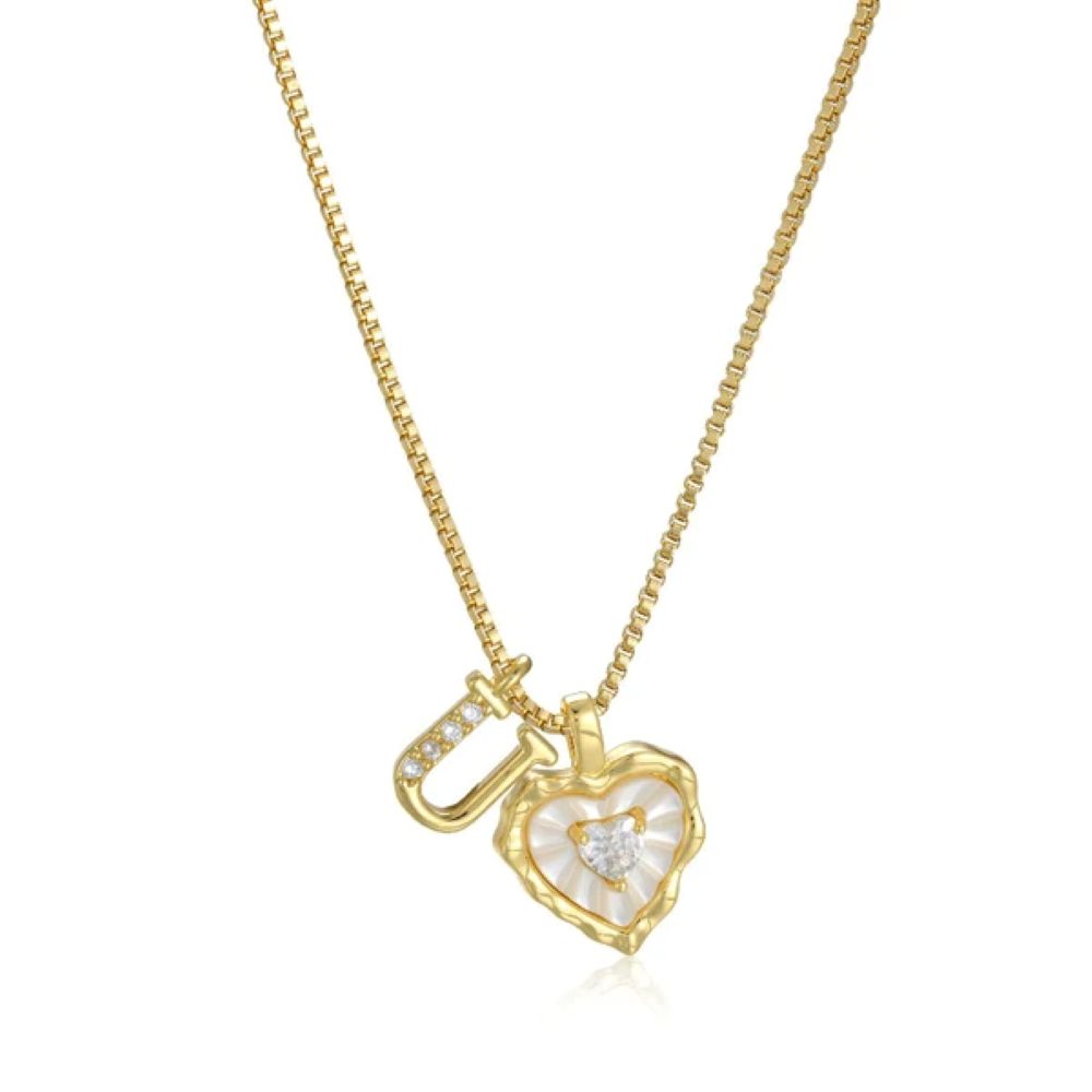 Initial Heart Necklace
