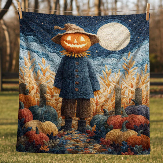 Pumpkin Scarecrow Blanket - J079 - Premium Blanket