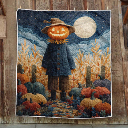 Pumpkin Scarecrow Blanket - J079 - Premium Blanket