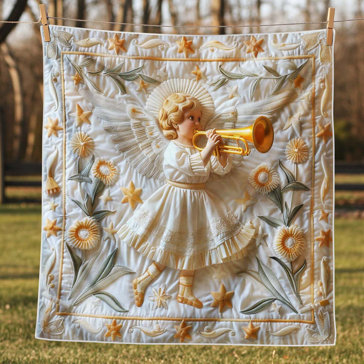 Christmas Angel Blanket - J087 - Premium Blanket