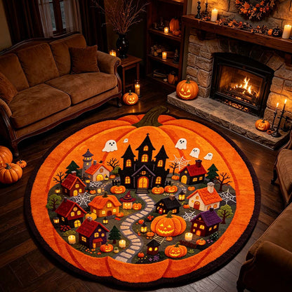 Pumpkin Castle Rug - J100