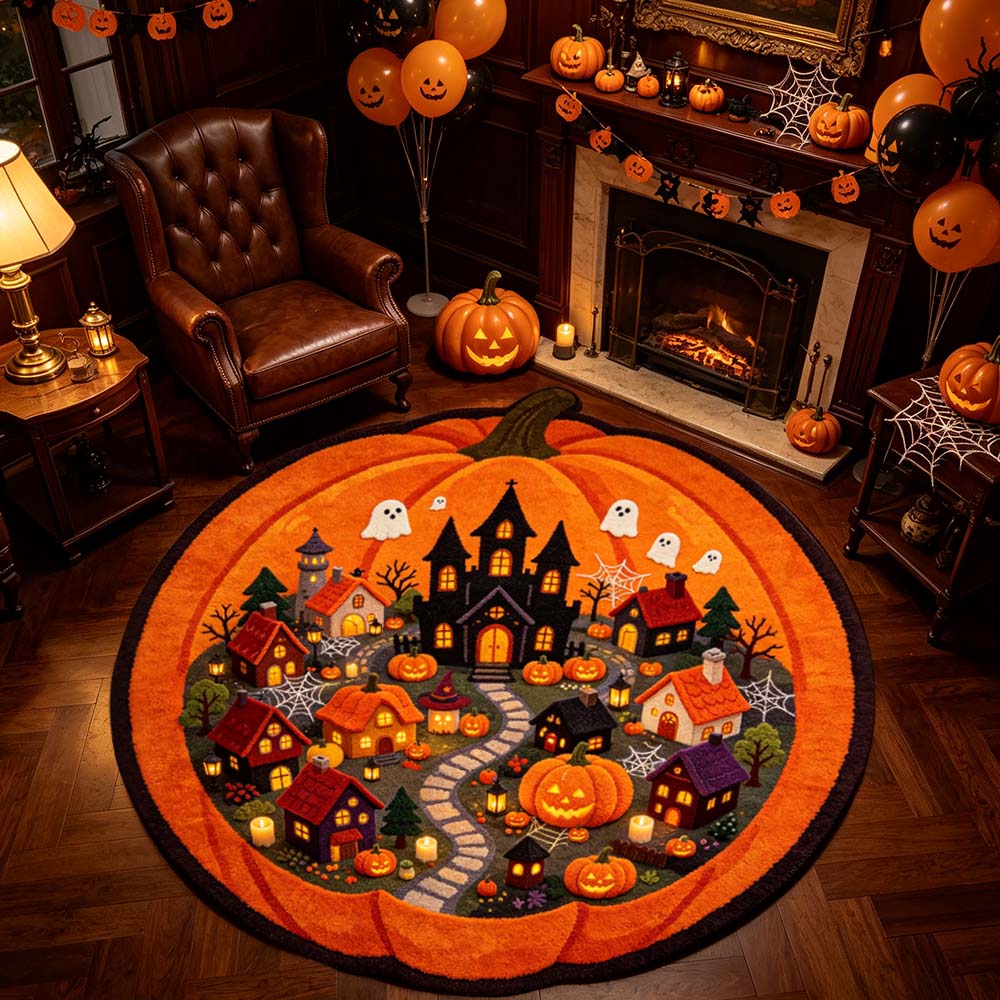 Pumpkin Castle Rug - J100