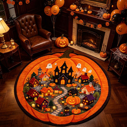 Pumpkin Castle Rug - J100