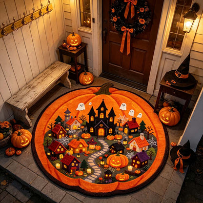 Pumpkin Castle Rug - J100