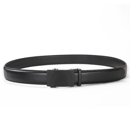 Leather Ratchet Belt With Adjustable Buckle - LR001