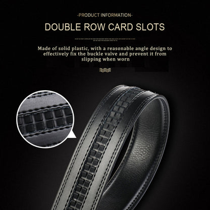 Leather Ratchet Belt With Adjustable Buckle - LR001