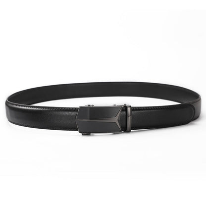 Leather Ratchet Belt With Adjustable Buckle - LR002