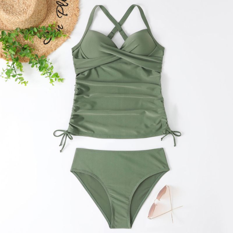 Women's Padded Two-Piece Slimming Swimsuit