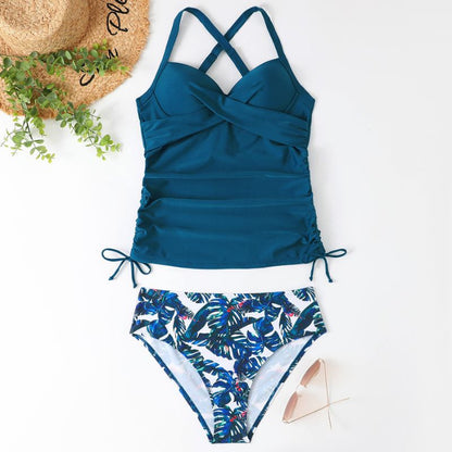 Women's Padded Two-Piece Slimming Swimsuit