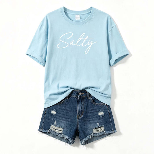 Salty Beach Girl Tee - Ocean Lover Shirt
