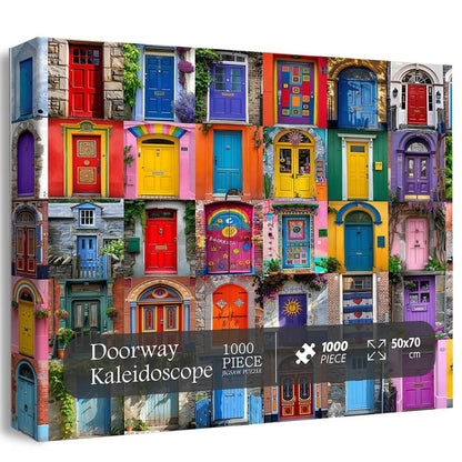 Door Frame Kaleidoscope Puzzle 1000-Piece