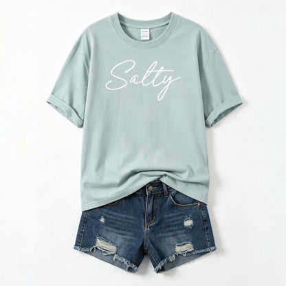 Salty Beach Girl Tee - Ocean Lover Shirt