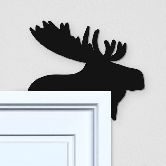 Moose Metal Door Topper DT088