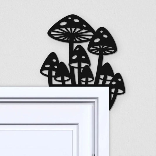 Mushroom Metal Door Topper DT089