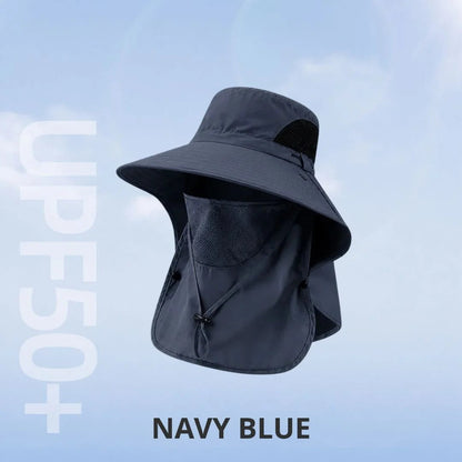 UPF 50+ Sun Protection Hat With Full Face & Neck Coverage