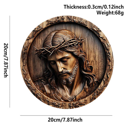 Classic Style The Holy Family Lamb 2D Christmas Nativity Hanging Ornaments