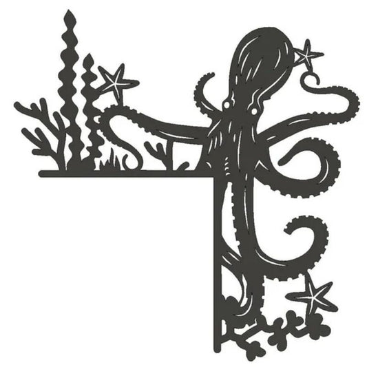 Octopus Metal Door Topper DT090