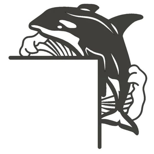 Orca Metal Door Topper DT091