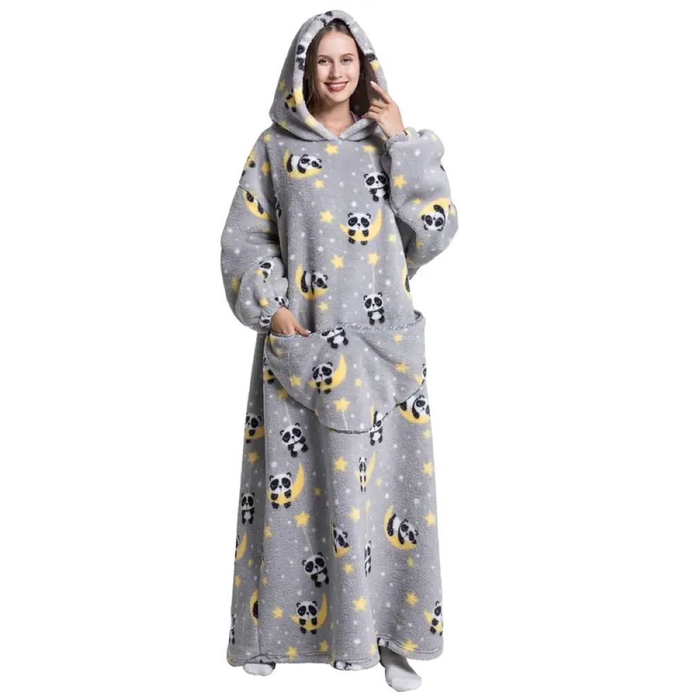 Oversized Hoodie Blanket – Cozy Wearable Blanket Sweatshirt With Pocket