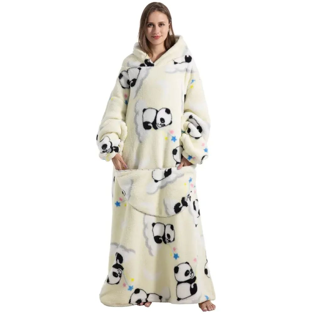 Oversized Hoodie Blanket – Cozy Wearable Blanket Sweatshirt With Pocket