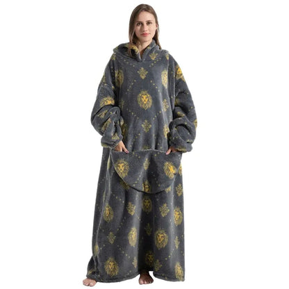 Oversized Hoodie Blanket – Cozy Wearable Blanket Sweatshirt With Pocket