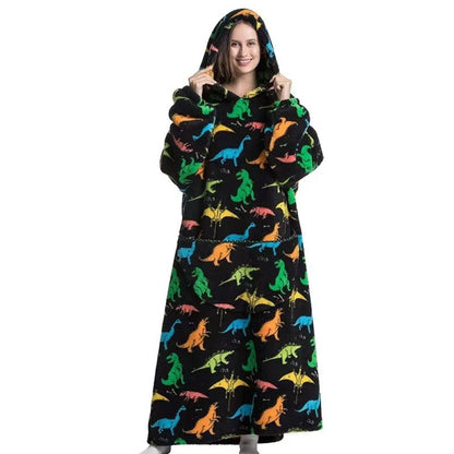 Oversized Hoodie Blanket – Cozy Wearable Blanket Sweatshirt With Pocket