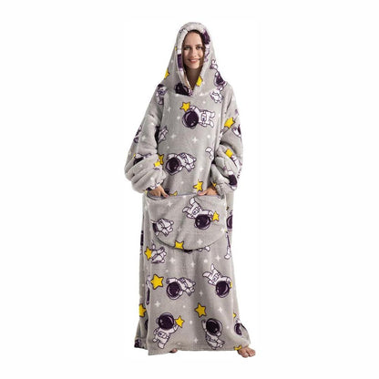 Oversized Hoodie Blanket – Cozy Wearable Blanket Sweatshirt With Pocket