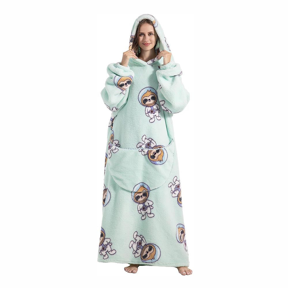 Oversized Hoodie Blanket – Cozy Wearable Blanket Sweatshirt With Pocket