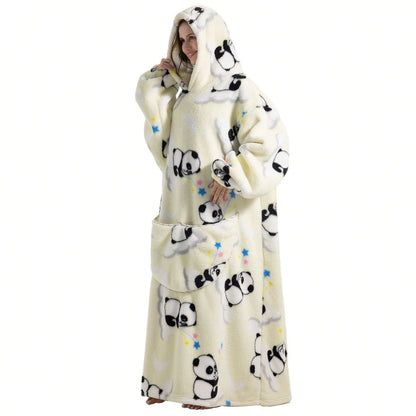 Oversized Hoodie Blanket – Cozy Wearable Blanket Sweatshirt With Pocket
